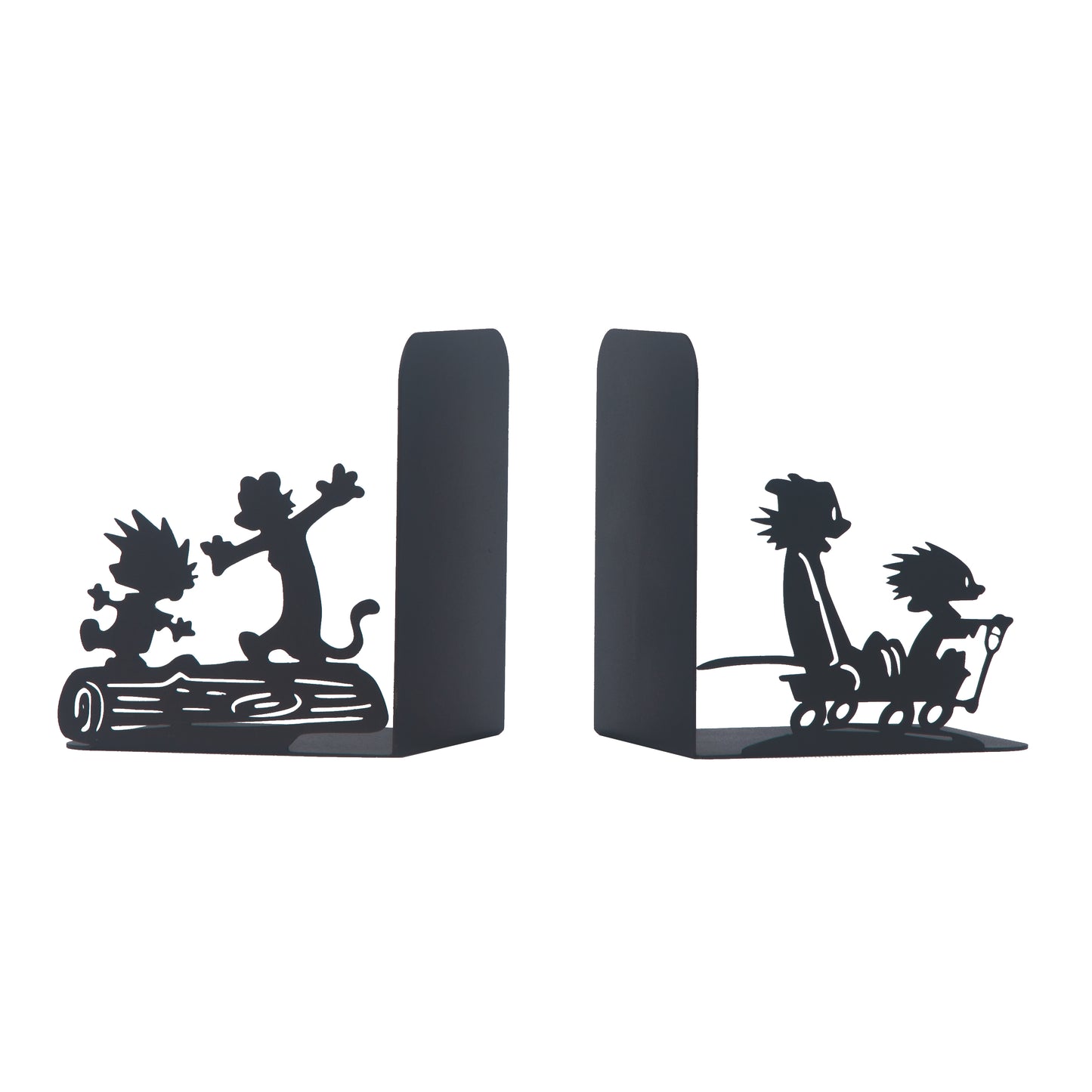 Calvin and Hobbes Bookends, Anime Bookend, Decorative Comics Metal Bookends, Cartoon Book Supports for Kids Room, Custom Bookends, Super Heroes Book Stands, Gift for Kids, Best Gift