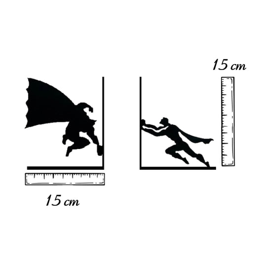 Super Hero Bookends, Cartoon Book Holder