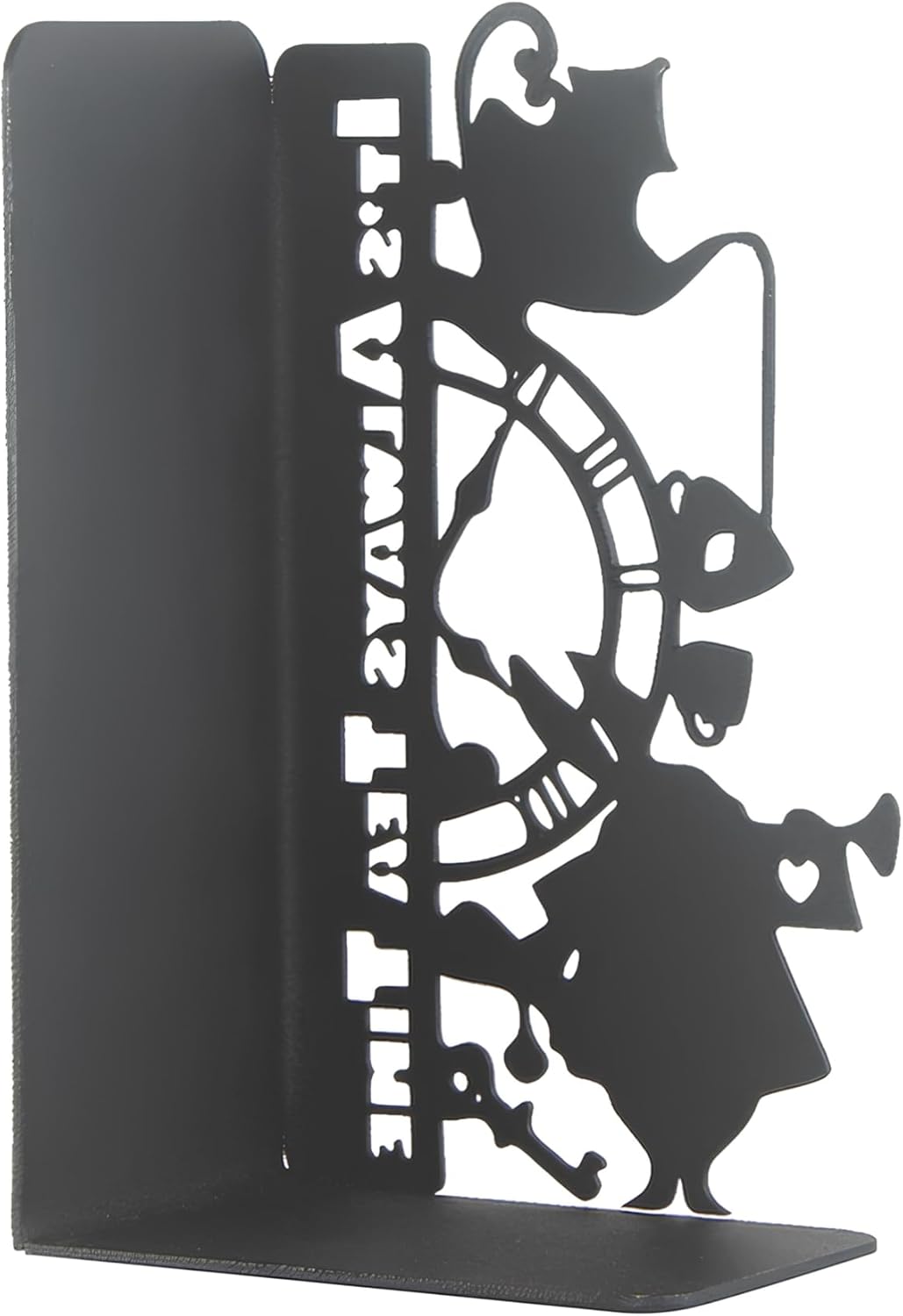 Alice in Wonderland Bookends, Wonderland Bookends, Decorative Fairy Tale Heroes Book Supports for Kids, Fantasy Adventure Themed Book Stands, Gift for Kids, Alice Through The Looking Glass Book Ends