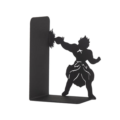 Anime Battle Scene Metal Bookends, Superhero Heroes Book ends for Kids, MangaThemed Book Holders, Dragon Fighters Anime Heros Bookends Gift for Kids, Animation Heroes Book Stand