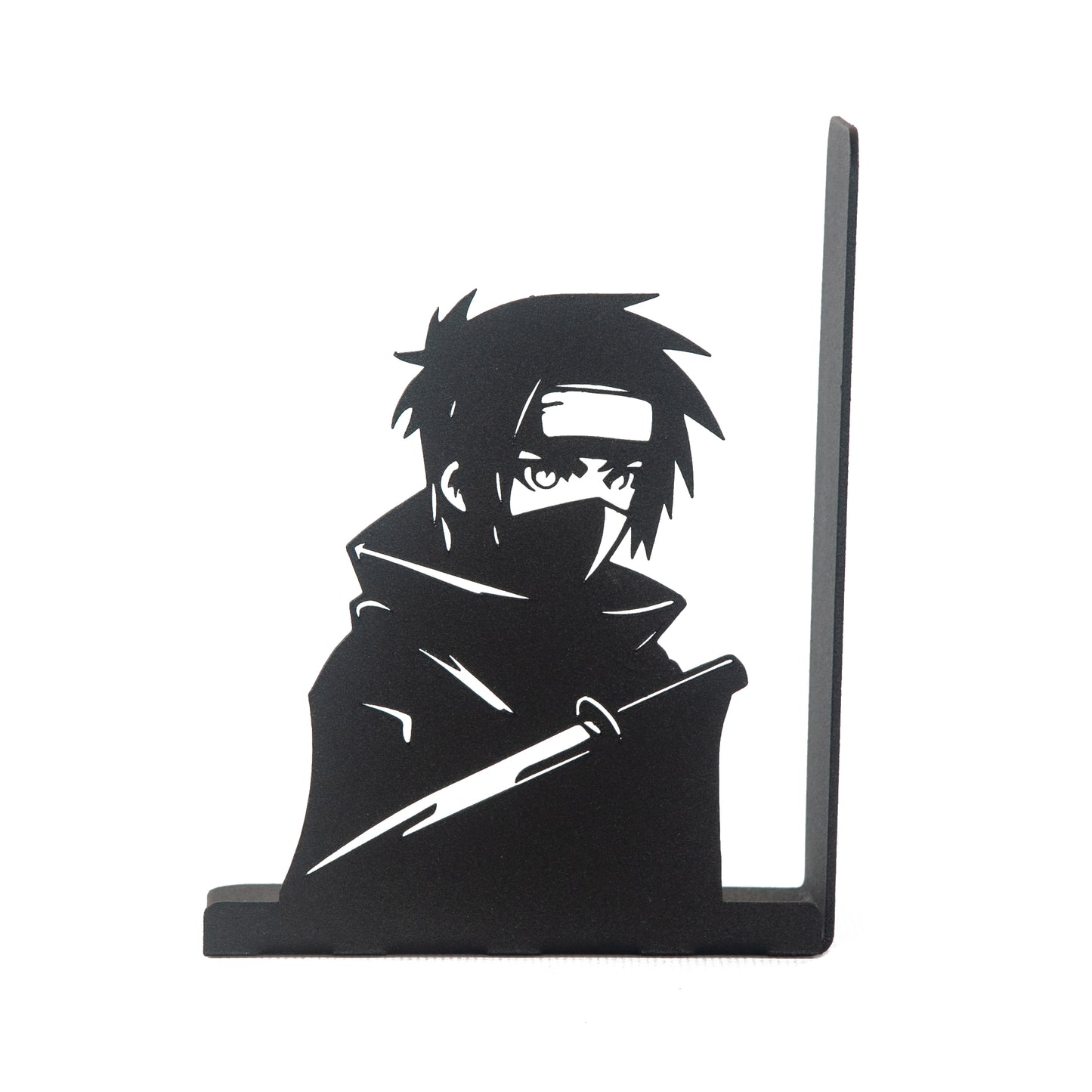 Anime Heroes Silhouette Bookends, Manga Theme Decorative Book Holders, Kids Room Decor, Cartoon Theme Bookends, for Kids, Bookends with Ninja Anime Heroes Silhouettes, Bookends for Kids
