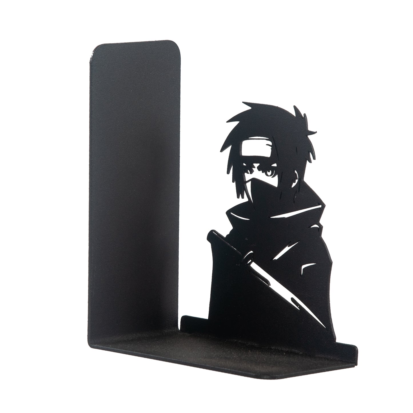 Anime Heroes Silhouette Bookends, Manga Theme Decorative Book Holders, Kids Room Decor, Cartoon Theme Bookends, for Kids, Bookends with Ninja Anime Heroes Silhouettes, Bookends for Kids
