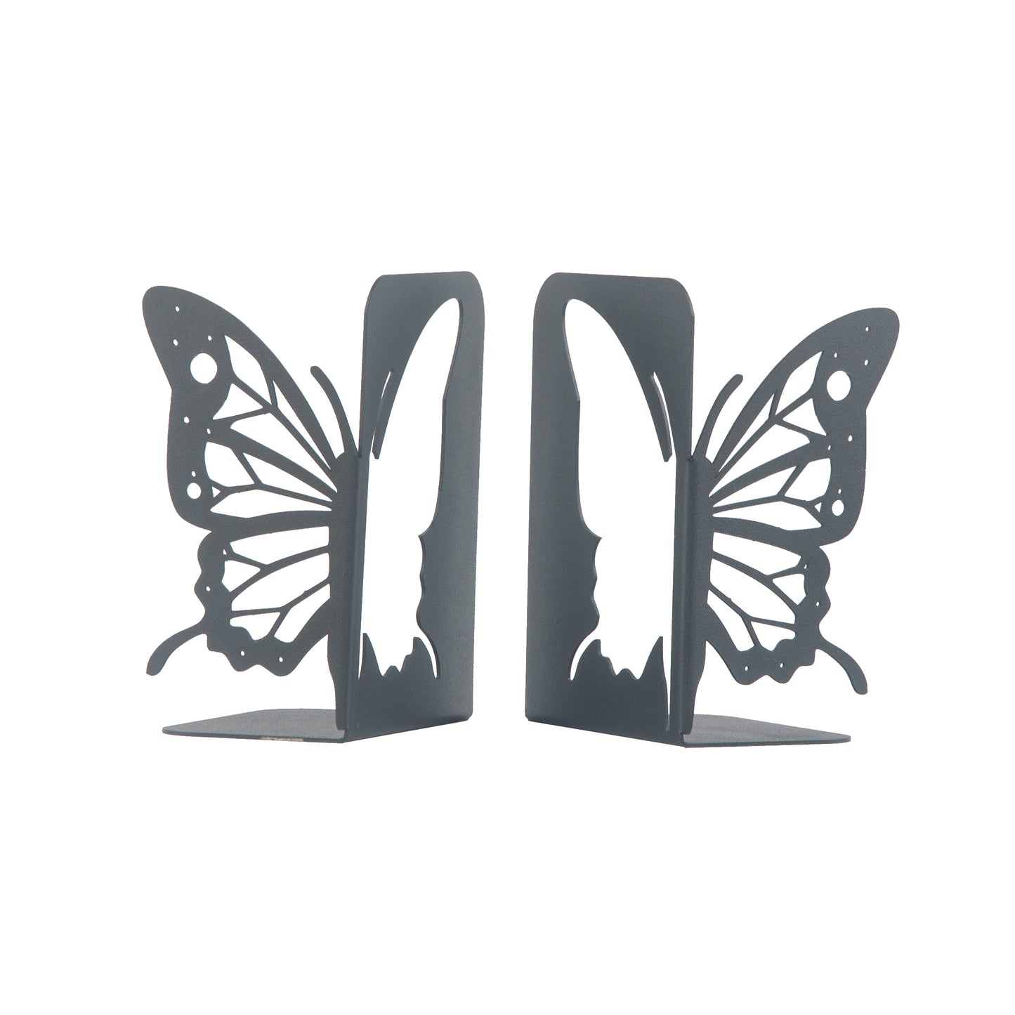 Butterfly Decorative Bookends, Butterfly Themed Bookend, Decorative Animals Book Supports for Kids, Butterfly Wings Metal Book Stands, Fairy Wings Book Holders, Gift for Kids, Best Gift for Her