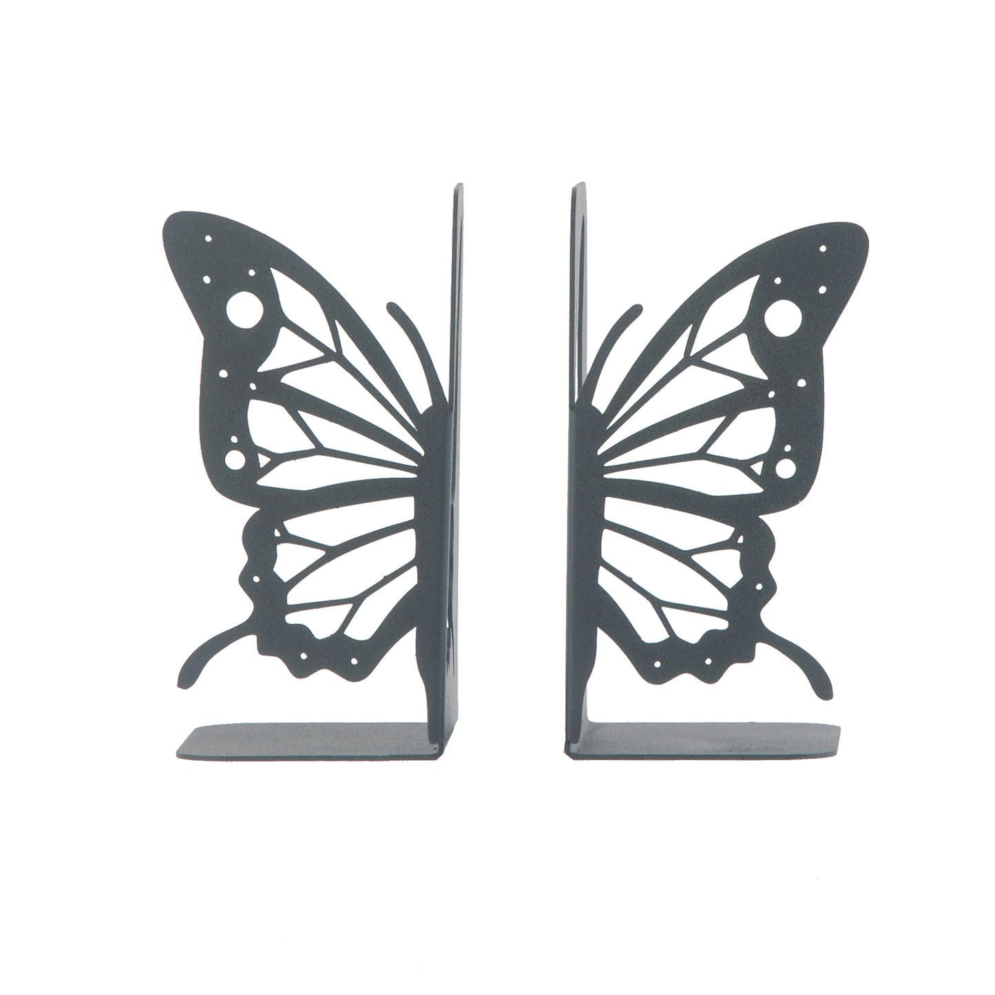Butterfly Decorative Bookends, Butterfly Themed Bookend, Decorative Animals Book Supports for Kids, Butterfly Wings Metal Book Stands, Fairy Wings Book Holders, Gift for Kids, Best Gift for Her