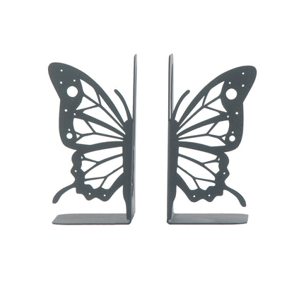 Butterfly Decorative Bookends, Butterfly Themed Bookend, Decorative Animals Book Supports for Kids, Butterfly Wings Metal Book Stands, Fairy Wings Book Holders, Gift for Kids, Best Gift for Her