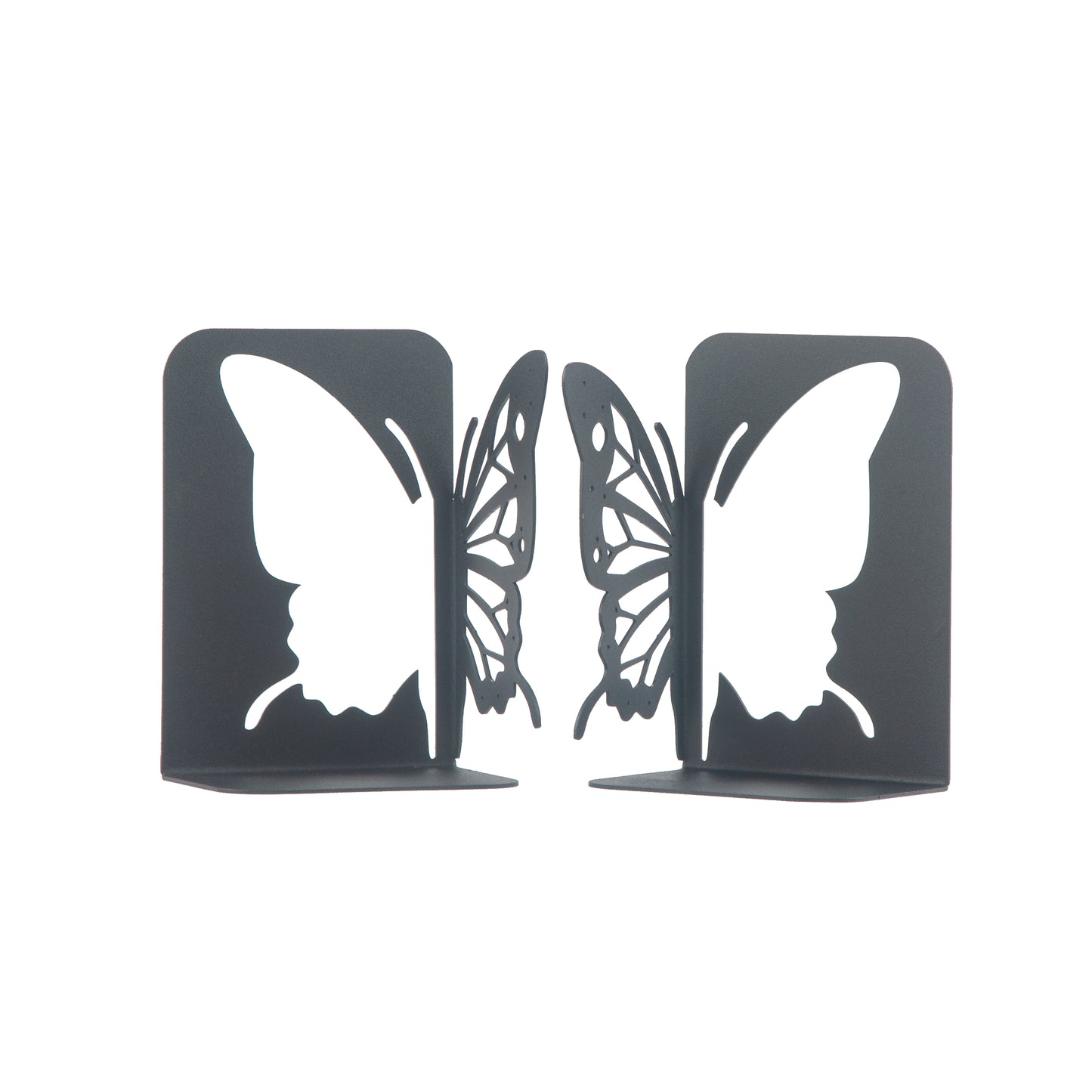 Butterfly Decorative Bookends, Butterfly Themed Bookend, Decorative Animals Book Supports for Kids, Butterfly Wings Metal Book Stands, Fairy Wings Book Holders, Gift for Kids, Best Gift for Her