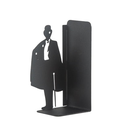 Sherlock Holmes and Arsene Lupin Design, Decorative Book Stands, Detective Figured Bookends, Gift for Book Lovers, Best Gifts for Children, Bookshelf Accessories, Detective Novel Themed Metal Bookends