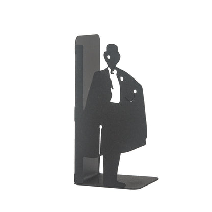 Sherlock Holmes and Arsene Lupin Design, Decorative Book Stands, Detective Figured Bookends, Gift for Book Lovers, Best Gifts for Children, Bookshelf Accessories, Detective Novel Themed Metal Bookends