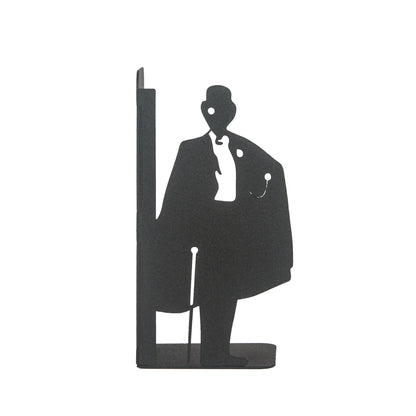 Sherlock Holmes and Arsene Lupin Design, Decorative Book Stands, Detective Figured Bookends, Gift for Book Lovers, Best Gifts for Children, Bookshelf Accessories, Detective Novel Themed Metal Bookends