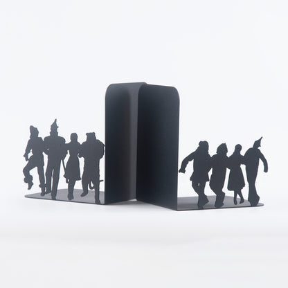 The Wizard of Oz Book End, Fantasy Fiction Heroes Bookends for Kids Room, Cartoon Book Supports for Kids Room, Cartoon Characters Bookends, Dorothy, Scarecrow ,Tin Woodman ,The Cowardly Lion