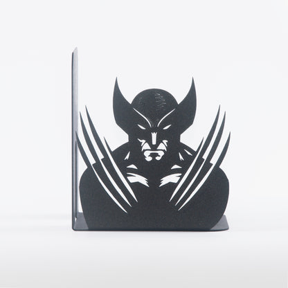 Deadpool & Wolverine Super Heroes Book End, Decorative Metal Bookends with Cartoon Characters, Cartoon Hero Bookends, Superhero Figured Book Stands for Kids Room, Best Gift For Boys