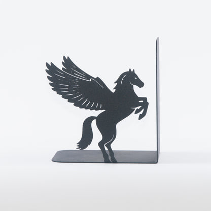 Pegasus Bookends, Flying Horse Bookends, Decorative Metal Book Support, Greek Mythological Creatures Book ends, Pegasus Book Holders, Cartoon Book Stands, Gift For Children