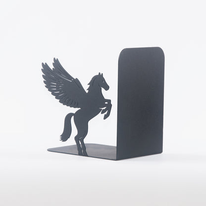 Pegasus Bookends, Flying Horse Bookends, Decorative Metal Book Support, Greek Mythological Creatures Book ends, Pegasus Book Holders, Cartoon Book Stands, Gift For Children