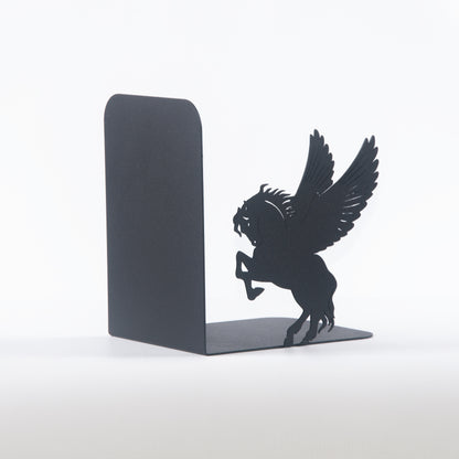 Pegasus Bookends, Flying Horse Bookends, Decorative Metal Book Support, Greek Mythological Creatures Book ends, Pegasus Book Holders, Cartoon Book Stands, Gift For Children