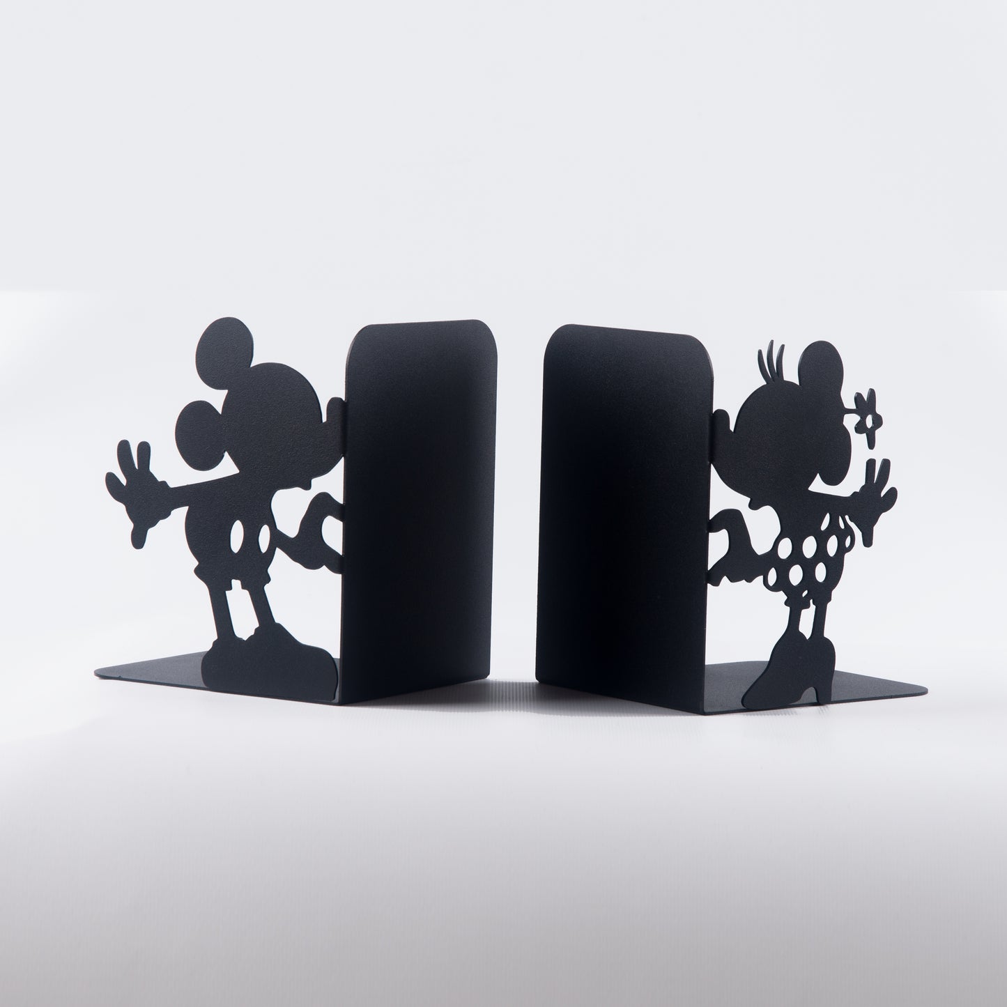 Mickey and Minnie Bookends, Cartoon Characters Book end, Mouse Figures Bookend, Decorative Comics Metal Bookends, Cartoon Themed Book Supports for Kids, Mr and Mrs Mouse Book Ends, Gift for Kids