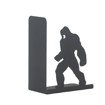 Godzlla vs King Kong Movie Character Bookends, Fantastic Film Heroes Figured Book Support,Super Hero Silhouetted Bookcase, Decorative Metal Book End, Best Gift for Kids and Book Lovers