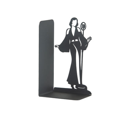 Jazz Musicians Metal Bookends, Singer and Saxophone Player Silhouettes, Decorative Music Themed Book Holders, Soloist Silhouette Bookend, Musician Book Stand, Best Gift for Music Lovers