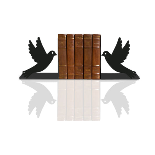 Guardians of Peace Metal Bookend, Doves of Peace Metal Book Holder