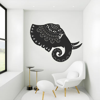 Mandala Design Elephant Silhouettes Wall Decors