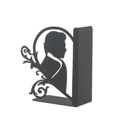 Outlander Bookends, Lovers Silhouette Book Stand, Iconic TV Series Outlander, Gift for Couple, Love Story, Jamie and Claire Fraser, Silhouette of Unforgettable Series Heroes, Decorative Bookends