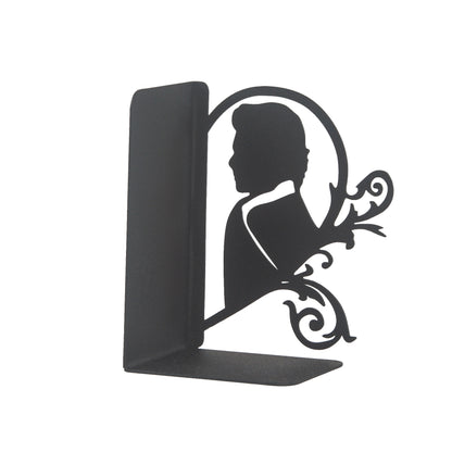 Outlander Bookends, Lovers Silhouette Book Stand, Iconic TV Series Outlander, Gift for Couple, Love Story, Jamie and Claire Fraser, Silhouette of Unforgettable Series Heroes, Decorative Bookends