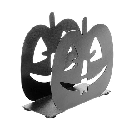 Scary Pumpkin Metal Napkin Holder