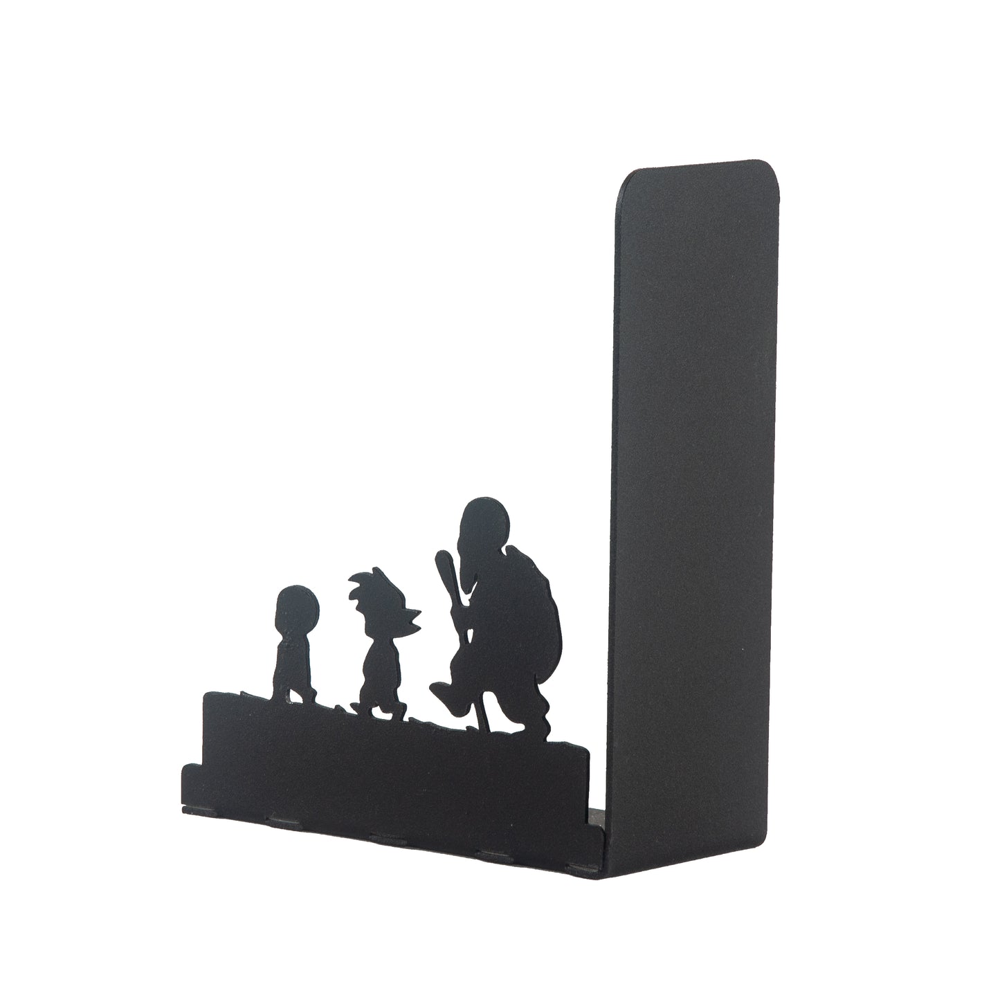 Superhero Heroes Bookends for Kids, Anime Themed Book Holders, Decorative Cartoon Figure Book Support for Boys, Manga Heroes Figure Book Support, Anime Heros Silhouette Bookends Gift for Kids