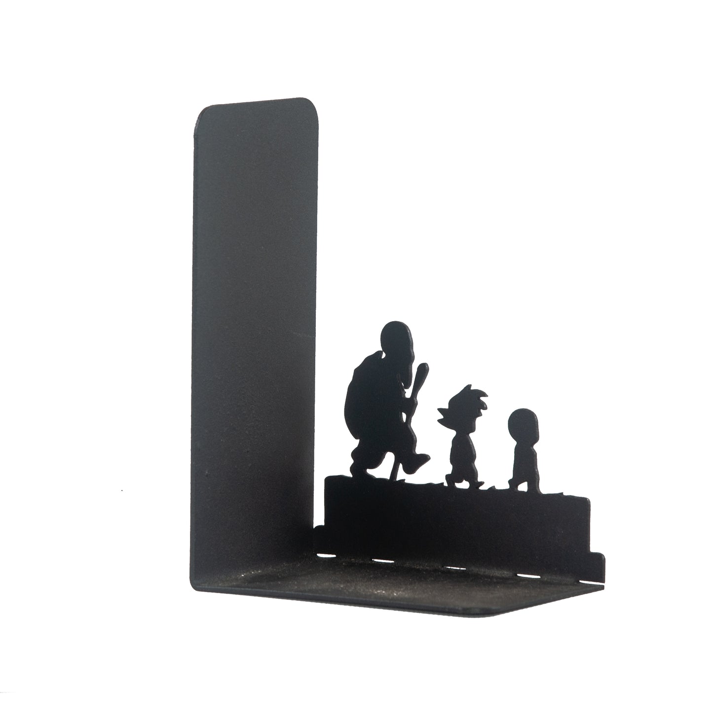 Superhero Heroes Bookends for Kids, Anime Themed Book Holders, Decorative Cartoon Figure Book Support for Boys, Manga Heroes Figure Book Support, Anime Heros Silhouette Bookends Gift for Kids