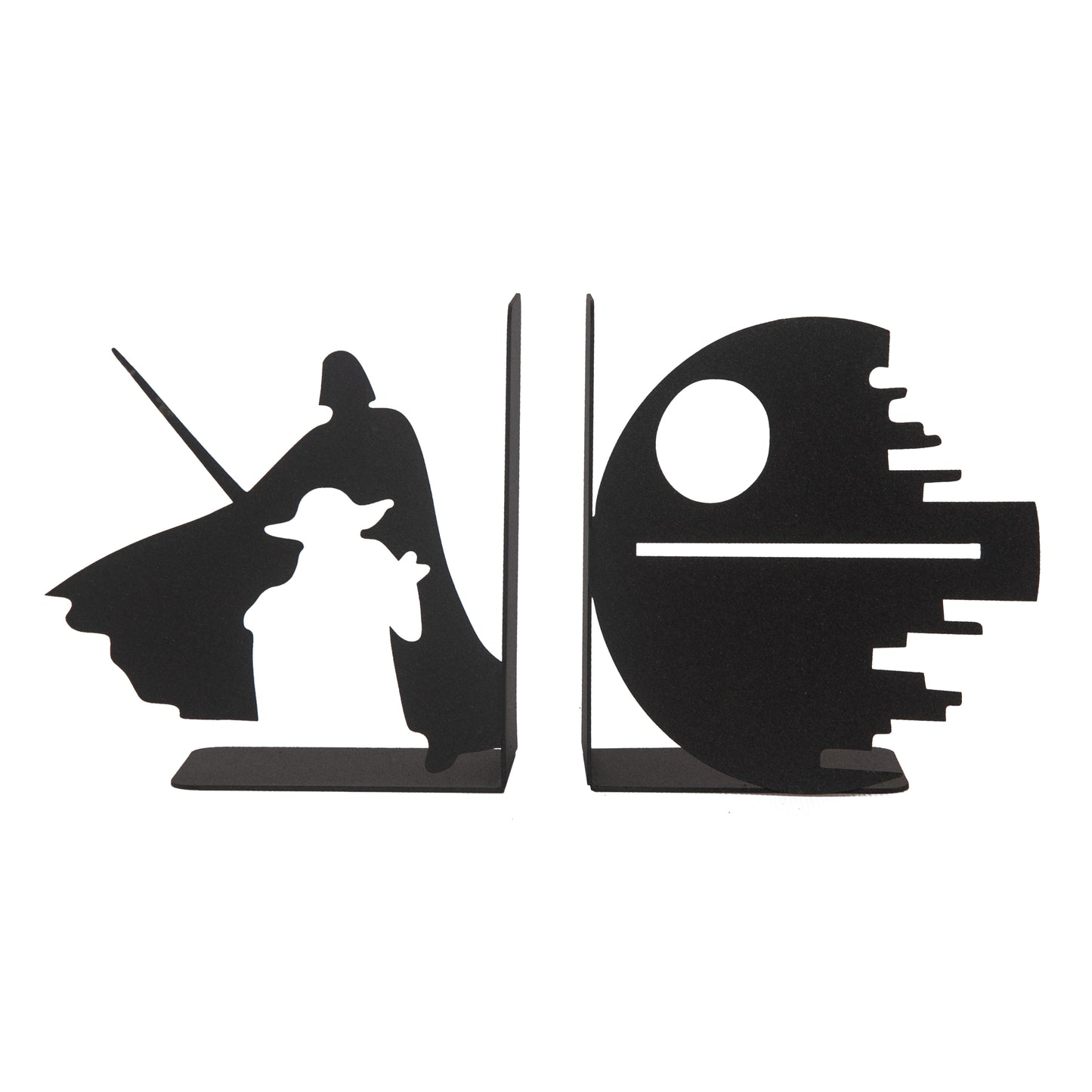 Star Wars Bookend, Decorative Book Support for Children Room, Cartoon Heroes Figure Book Support, Fantastic Superhero Bookends Gift for Kids, Superhero Heroes Metal Bookends for Kids