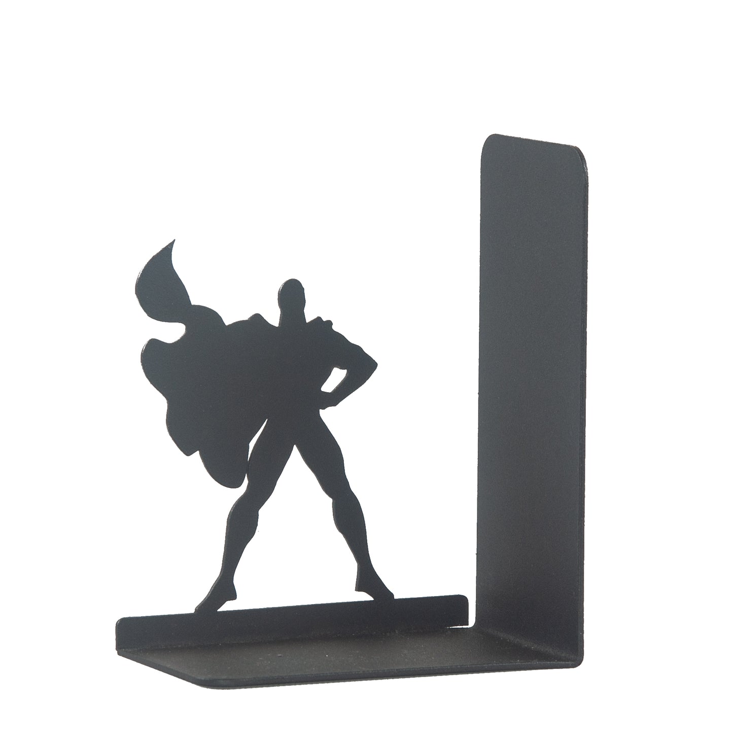 Superhero Metal Bookends for Kids Room, Comic Book Themed Book Holders, Decorative Book Support, Cartoon Themed Book Holder, Perfect for Boys, Anime Bookends, Fantastic Character Figure Bookends