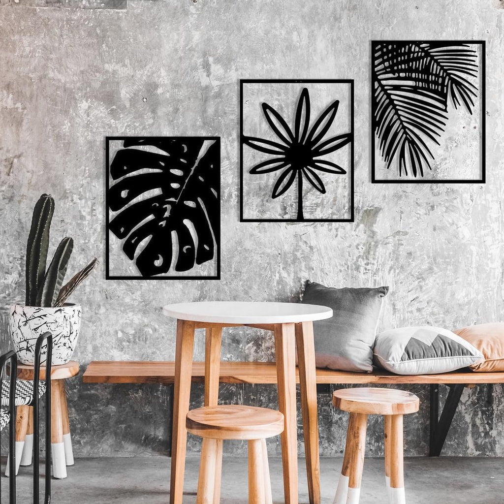 Tropical Palm Tree Leaves Wall Decor