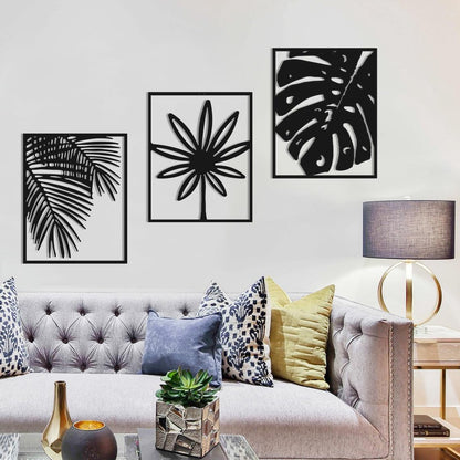 Tropical Palm Tree Leaves Wall Decor