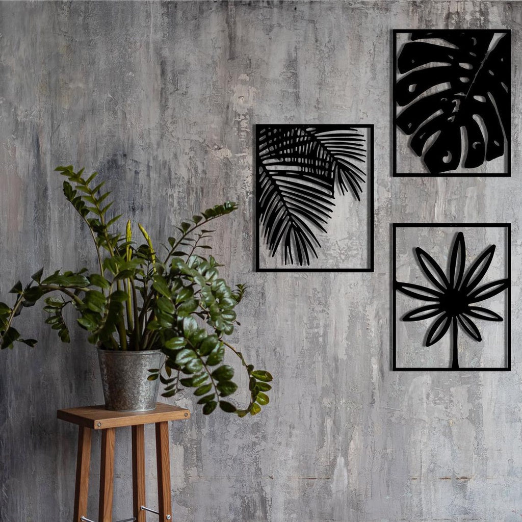 Tropical Palm Tree Leaves Wall Decor
