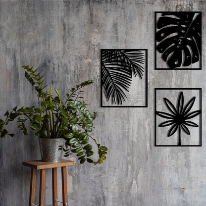 Tropical Palm Tree Leaves Wall Decor