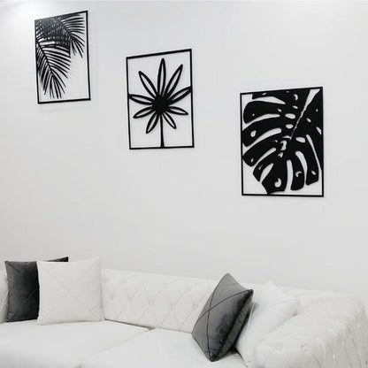 Tropical Palm Tree Leaves Wall Decor
