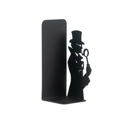 Sherlock Holmes and Arsene Lupin Decorative Metal Bookends, Detective Figure Bookends, Gift for Book Lovers,Best Gifts Kids, Super Heroes Book Stands, Cartoon Book Supports, Book Accessories